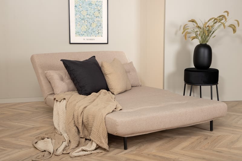 Vicky Sovesofa - Brun / Svart - Møbler - Sofaer - Sovesofaer - Forovervendt sovesofa