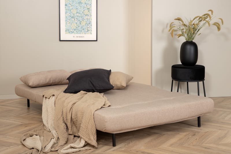 Vicky Sovesofa - Brun / Svart - Møbler - Sofaer - Sovesofaer - Forovervendt sovesofa