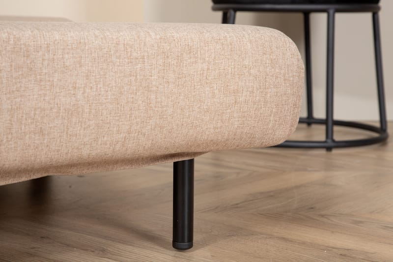 Vicky Sovesofa - Brun / Svart - Møbler - Sofaer - Sovesofaer - Forovervendt sovesofa