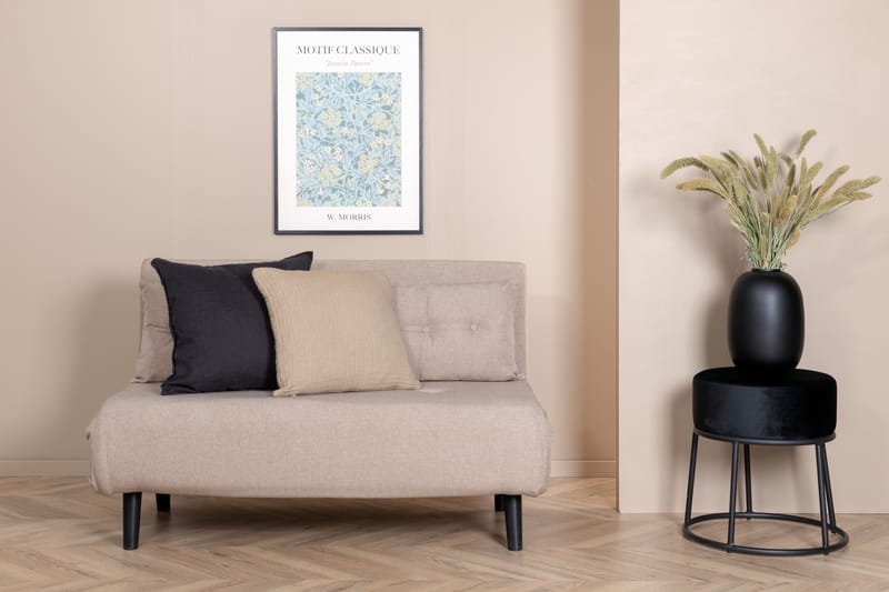 Vicky Sovesofa - Brun / Svart - Møbler - Sofaer - Sovesofaer - Forovervendt sovesofa