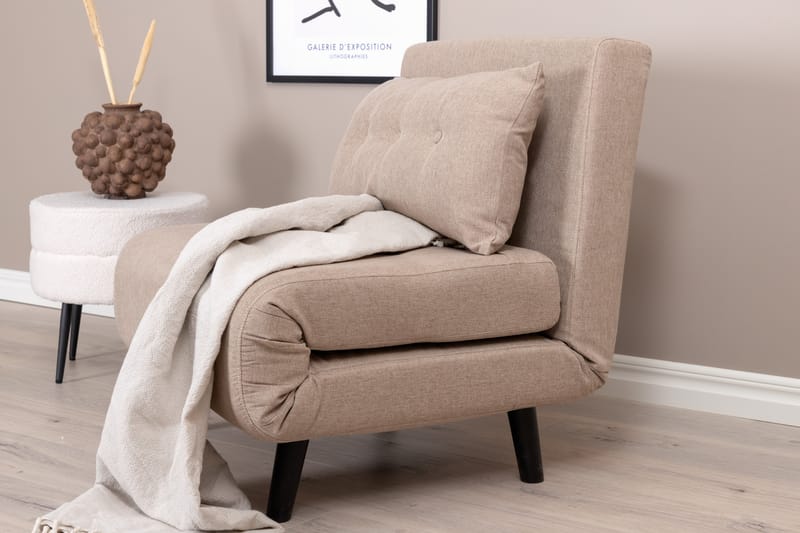 Vicky Sovesofa - Brun / Svart - Møbler - Sofaer - Sovesofaer - Forovervendt sovesofa