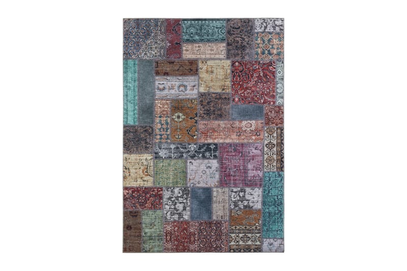 Patchworkmatte Patchworks 200x290 cm - Flerfarget - Patchwork tepper - Store tepper