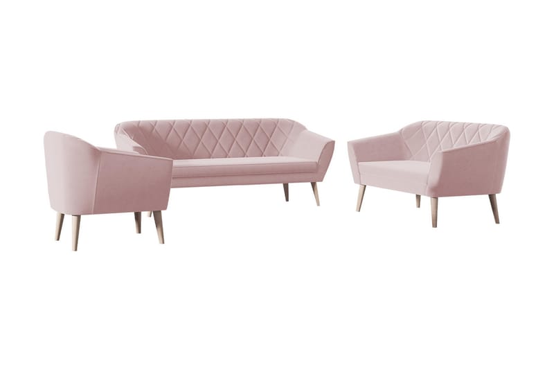 Sofagruppe Cabida 2-seters Rett+2-seters Rett+Lenestol - Sofagrupper