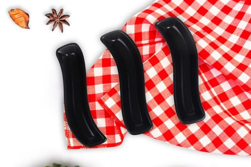 Tallerkensett 3-pk - Svart - Tallerkensett