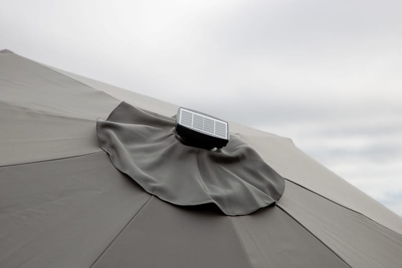 Parasoll Sabal 270 cm med LED Grå - Venture Home - Parasoller