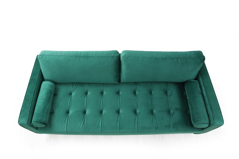 Sofa Puento 3-seters - Grønn - 3 seter sofa