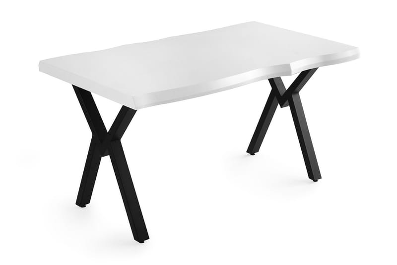 Spisebord Cauha 140 cm - Hvit - Spisebord & kjøkkenbord