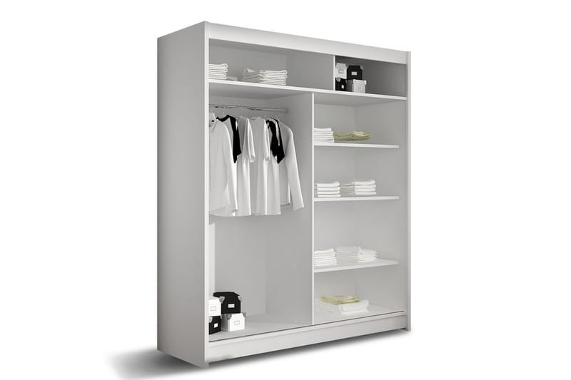 Garderobe Presto 150 cm Skyvedører - Valnøtt - Garderober & garderobesystem - Garderobeskap