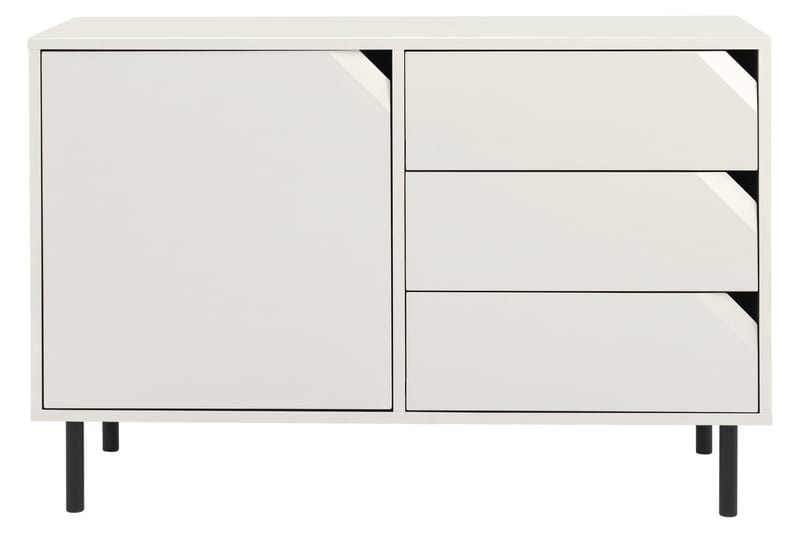 Sideboard Maybach 118 cm - Hvit - Oppbevaringsskap