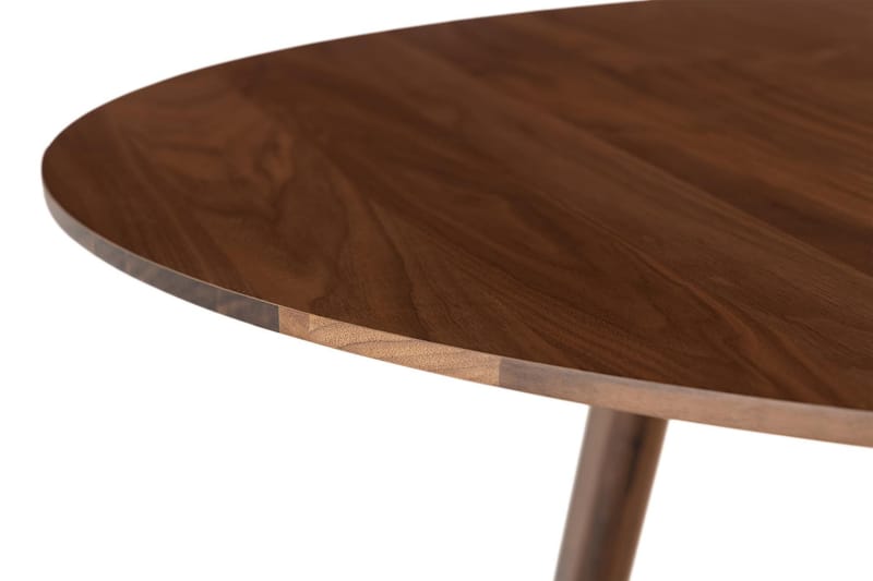 Spisebord Skagana 120 cm  Rundt - Brun - Spisebord & kjøkkenbord
