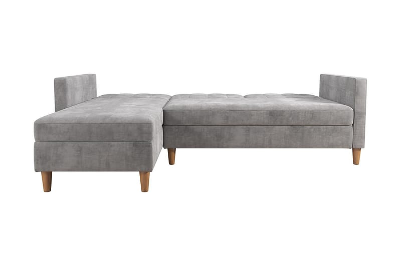 Sovesofa Hartford - Lysegrå - Møbler - Sofaer - Sovesofaer - Langsgående sovesofa