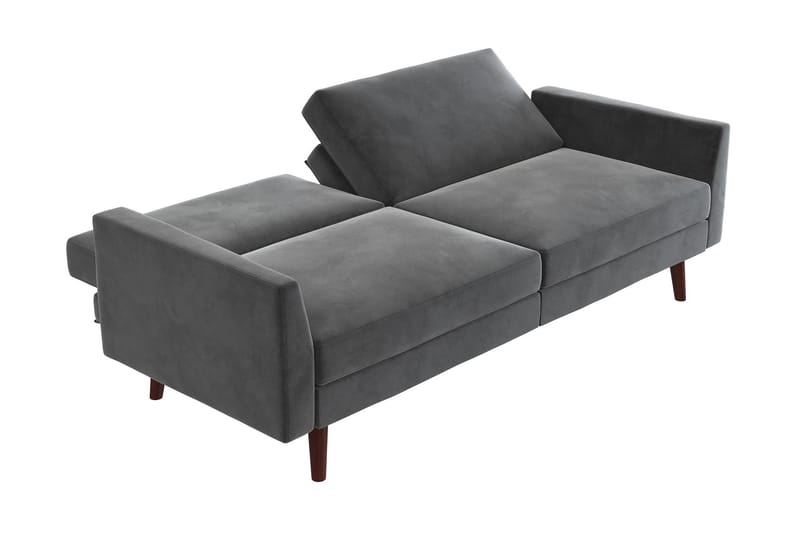 Sovesofa Juliana - Grå - Møbler - Sofaer - Sovesofaer - Langsgående sovesofa