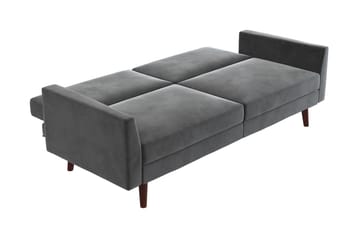 Sovesofa Juliana - Grå - Møbler - Sofaer - Sovesofaer - Langsgående sovesofa