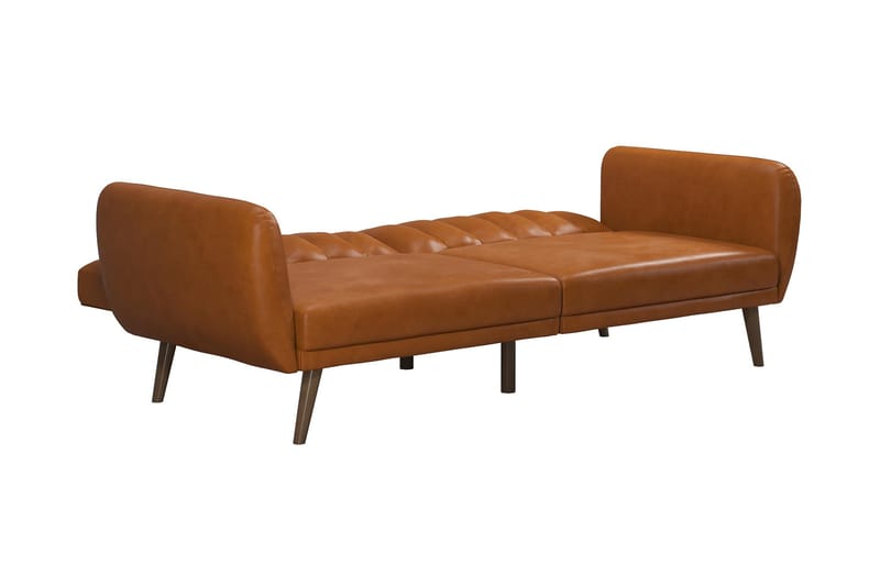 Sovesofa Brittany - Lysebrun - Møbler - Sofaer - Sovesofaer - Langsgående sovesofa