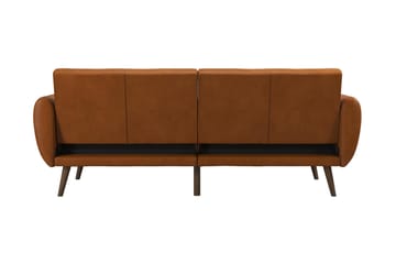 Sovesofa Brittany - Lysebrun - Møbler - Sofaer - Sovesofaer - Langsgående sovesofa