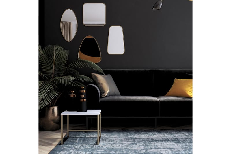 Sovesofa Adley - Svart - Møbler - Sofaer - Sovesofaer - Langsgående sovesofa