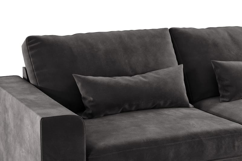 4-seter Haga Sofa - Mørkegrå - 4 seter sofa