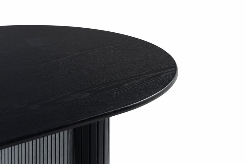 Spisebord Neandir 220 cm Massiv Eik - Svart - Spisebord & kjøkkenbord