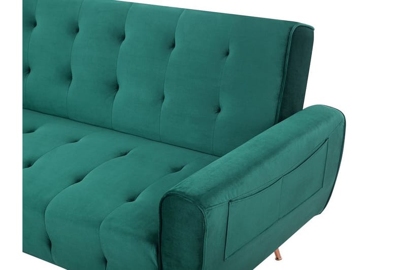 Sovesofa Selnes 212 cm - Grønn - Møbler - Sofaer - Sovesofaer - Langsgående sovesofa