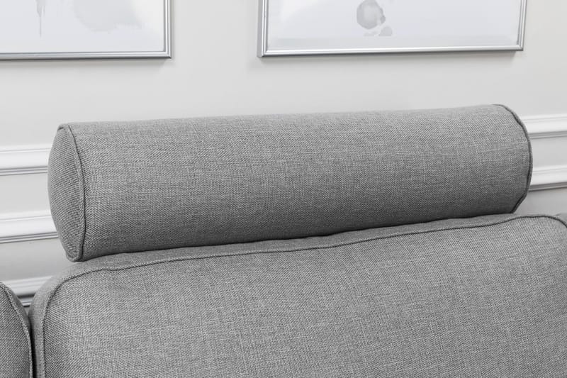 Nakkestøtte Oxford Lyx Grå - Grå - Nakkestøtte sofa