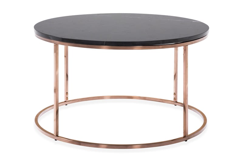 Sofabord Titania 80 cm Rundt Marmor - Sofabord & salongbord - Marmorbord