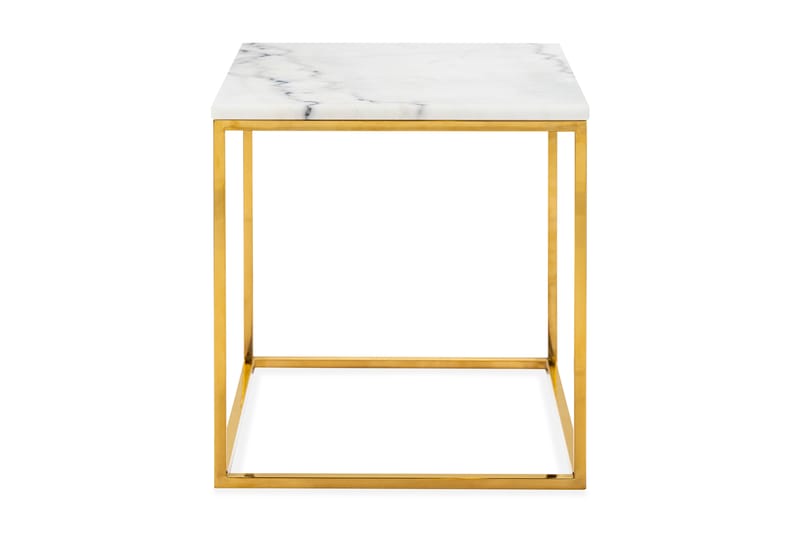 Sidebord Titania 45 cm Marmor - Brettbord og småbord - Marmorbord - Lampebord & sidebord