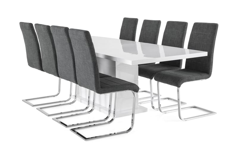 Spisegruppe Griffith Forlengningsbar 200 cm med 8 Jack Stole - Spisegruppe
