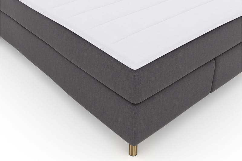 Komplett Sengepakke Choice No 3 140x200 Medium - Mørkegrå|Kobberben - Kontinentalsenger - Komplett sengepakke