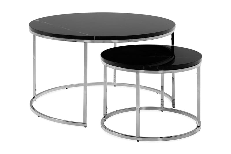 Settbord Titania Rundt Marmor - Settbord - Sofabord & salongbord - Marmorbord