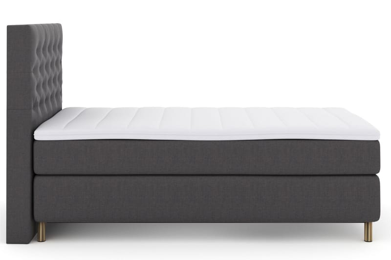 Komplett Sengepakke Choice No 3 120x200 Medium - Mørkegrå|Kobberben - Kontinentalsenger - Komplett sengepakke