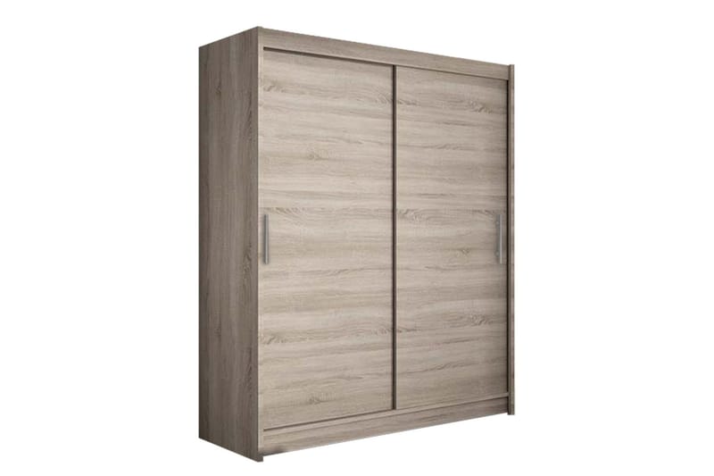 Garderobe Presto 150 cm Skyvedører - Lys Eik - Garderobeskap - Garderober & garderobesystem