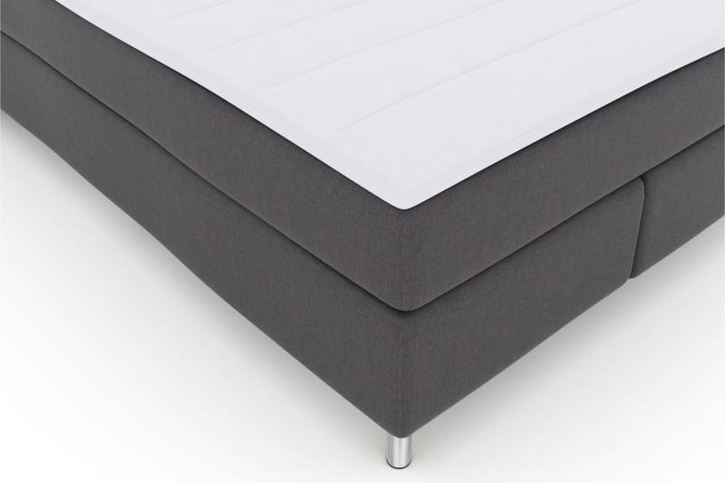 Komplett Sengepakke Choice No 3 140x200 Medium - Mørkegrå|Metallben - Kontinentalsenger - Komplett sengepakke