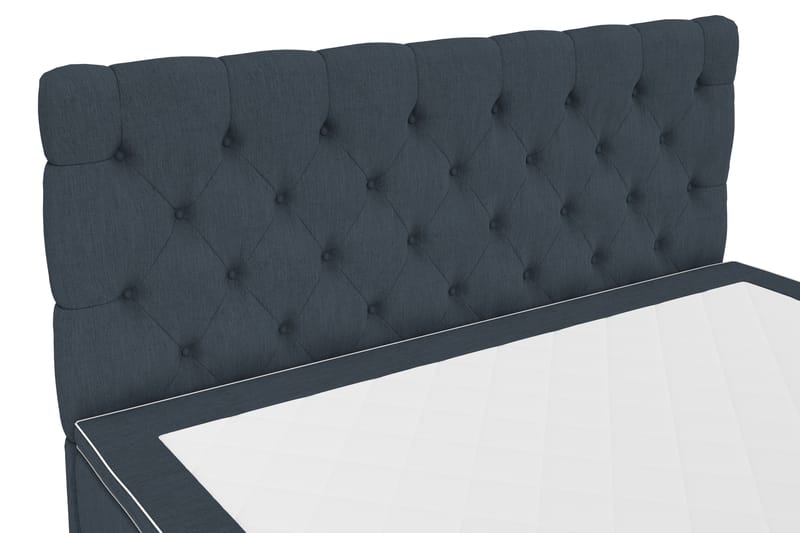 Komplett Sengepakke Romance Lyx 210x210 - Mørkblå - Komplett sengepakke - Kontinentalsenger - Dobbeltsenger