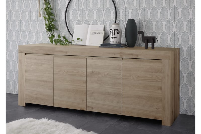 Skjenk Firenze 210 cm - Brun - Sideboard & skjenk