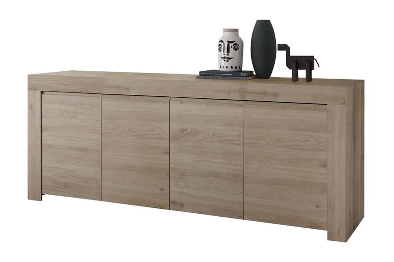 Skjenk Firenze 210 cm - Brun - Sideboard & skjenk