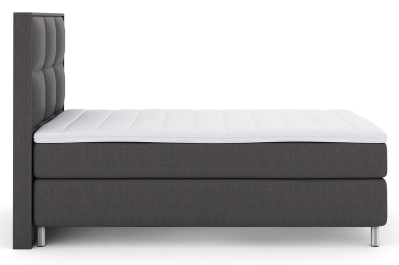 Komplett Sengepakke Choice No 3 120x200 Medium - Mørkegrå|Metallben - Kontinentalsenger - Komplett sengepakke