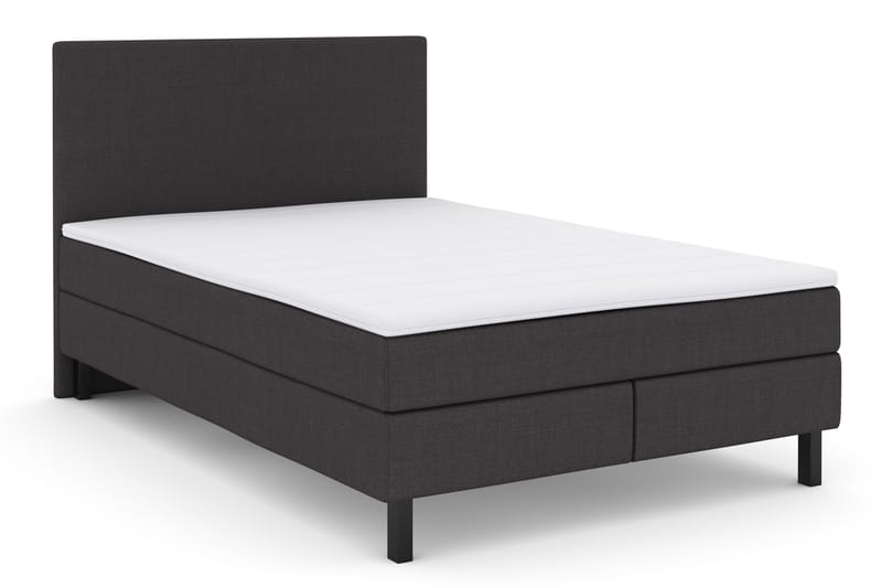 Komplett Sengepakke Choice No 2 140x200 - Mørkegrå|Svarta Ben - Kontinentalsenger - Komplett sengepakke