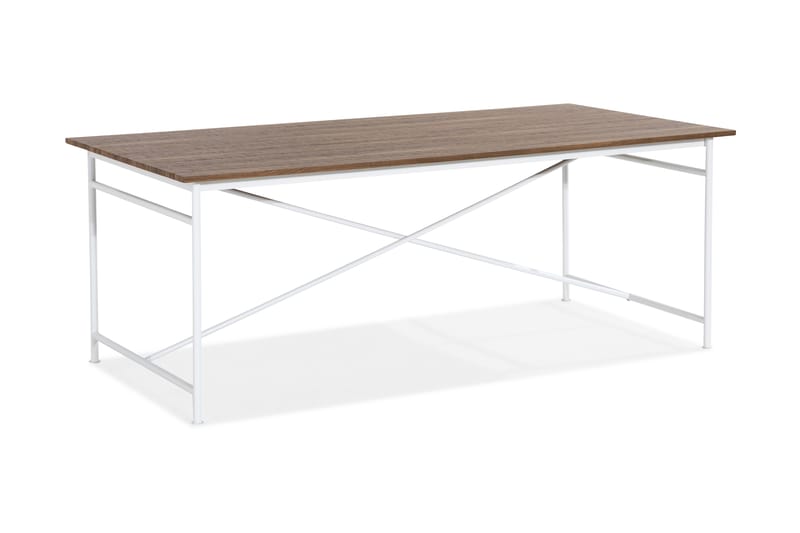 Spisebord Narses 200 cm - Hvit - Spisebord & kjøkkenbord