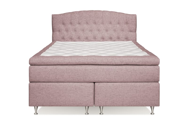 Sengepakke Abelie 160x200 Medium - Rosa - Komplett sengepakke - Kontinentalsenger
