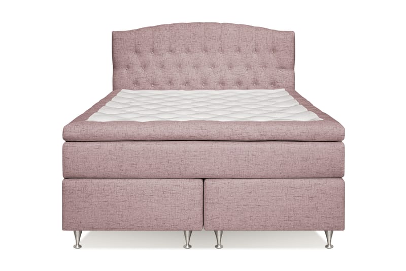 Sengepakke Abelie 160x200 Medium - Rosa - Kontinentalsenger - Dobbeltsenger - Komplett sengepakke