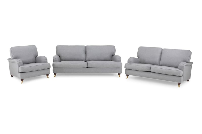 Sofagruppe Howard Oxford 3-seter + 2-seter + Lenestol - Sofagruppe 3 2 1 - Howard sofagruppe - Sofagrupper