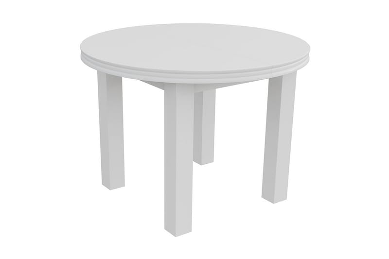 Spisebord Tabell 100x100x76 cm - Hvit - Spisebord & kj�økkenbord