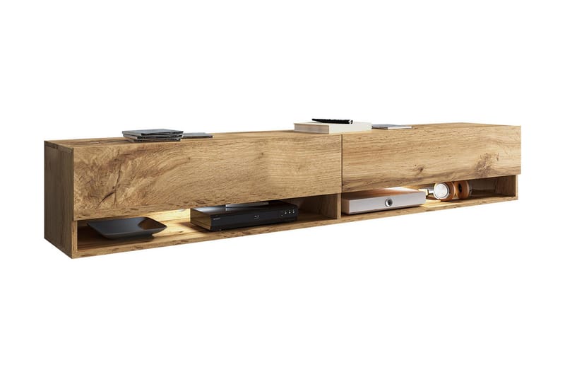 TV-benk Bulvine 180 cm LED-belysning - TV benk & mediabenk