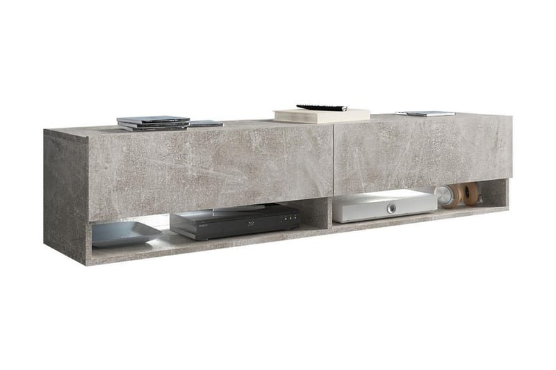 TV-benk Bulvine 140 cm LED-belysning - TV benk & mediabenk