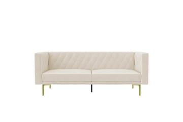 Sofa 2-seter Marseille Elfenben - Elfenben - Møbler - Sofaer - Fløyelssofaer