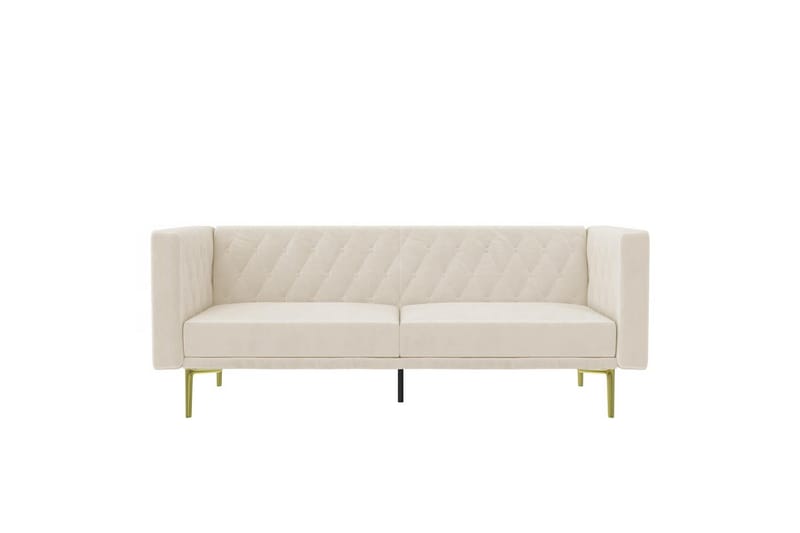 Sofa 2-seter Marseille Elfenben - Elfenben - Møbler - Sofaer - Fløyelssofaer