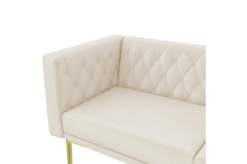Sofa 2-seter Marseille Elfenben - Elfenben - Møbler - Sofaer - Fløyelssofaer