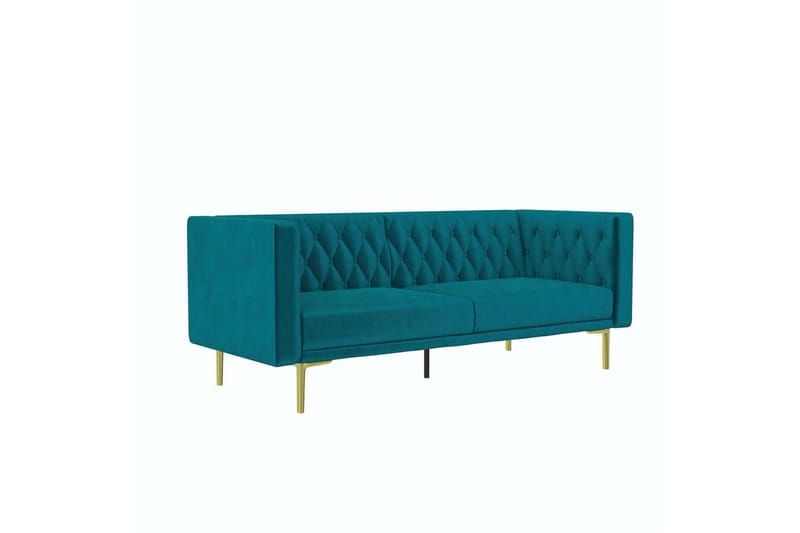Sofa 2-seter Marseille Smaragdgrønn - Smaragdgrønn - Møbler - Sofaer - Fløyelssofaer