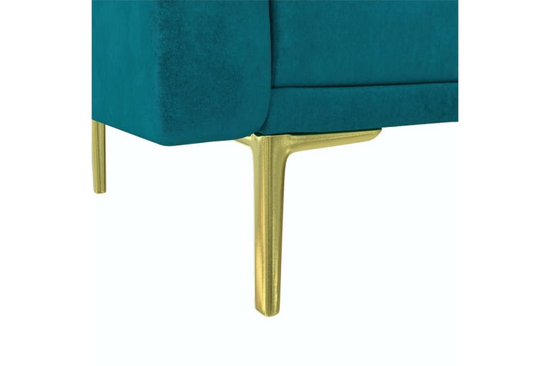 Sofa 2-seter Marseille Smaragdgrønn - Smaragdgrønn - Møbler - Sofaer - Fløyelssofaer