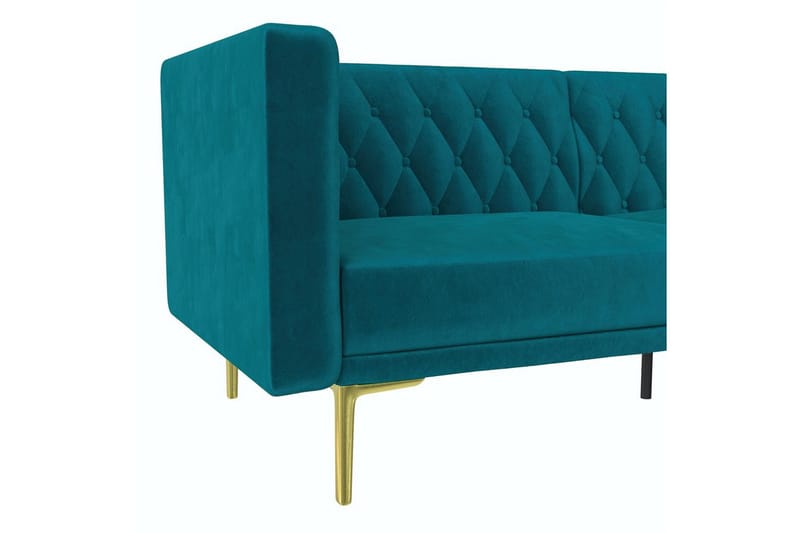 Sofa 2-seter Marseille Smaragdgrønn - Smaragdgrønn - Møbler - Sofaer - Fløyelssofaer